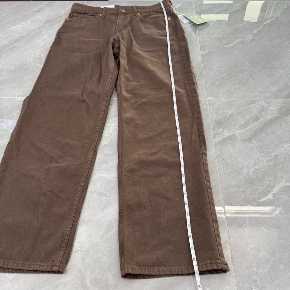 Women’s H&M &Denim Baggy Low Waist Loose Fit Jeans 100% Cotton Size 8 - Picture 16 of 16